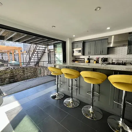 The Caez, A Modern Brooklyn Townhome With Waterfall-2